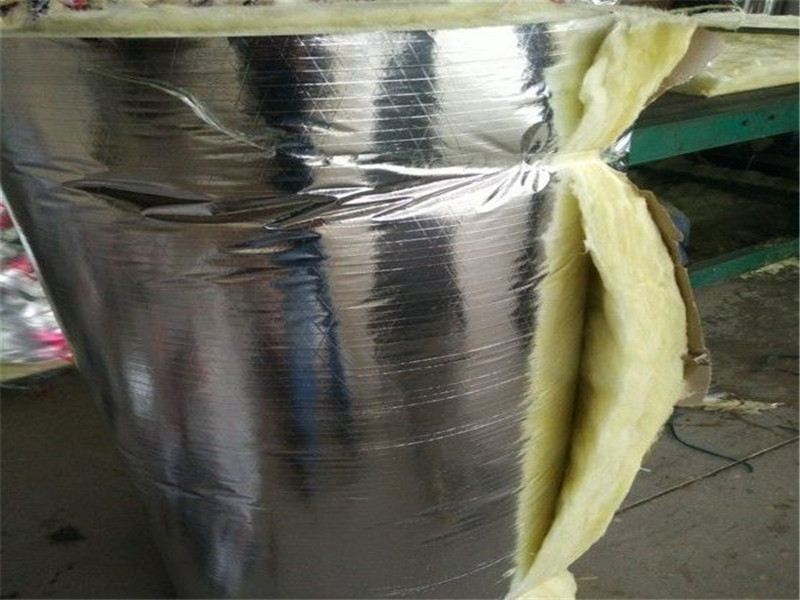 鋁箔玻璃棉卷氈施工